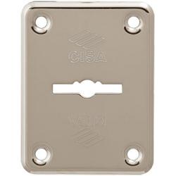 Накладка Cisa (Чиза) на сувальдный замок 06.082.00.12 (НИКЕЛЬ) (1 шт)
