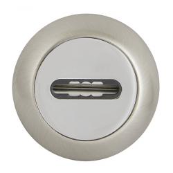 Накладка Fuaro (Фуаро) на сувальдный замок SC.R.RM54 (SC RM) SN/CP-3 матовый никель/хром