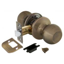 Ручка Fuaro (Фуаро) защелка DK672/BL AB-PS (672/BL AB-P) ( без фик.) бронза