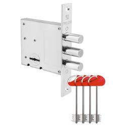 Замок Fuaro (Фуаро) врезной сувальдный MDV10/S-60.00.3R14 4key