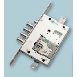 Замок Mottura (Моттура) врезной сувальдный с защёлкой 52.Y535M-D MyKey (правый), ключ 40 мм