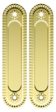 Ручка Armadillo (Армадилло) для раздвижных дверей SH.CL152.010 (SH010/CL) GOLD-24 золото 24К