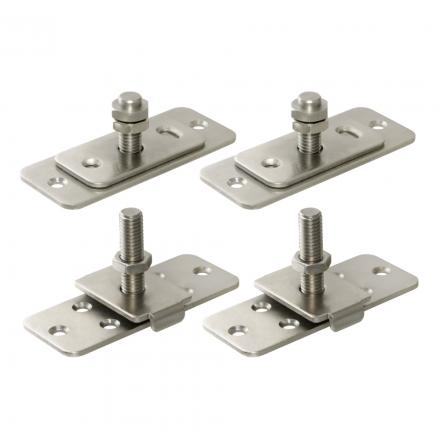 Фотография Комплект Armadillo (Армадилло) монтажных пластин SLD.Comfort-PRO/telescope.static door plates