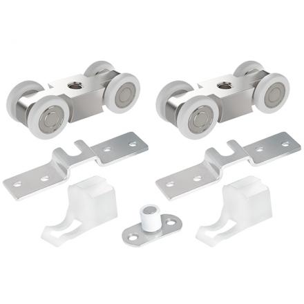 Фотография Комплект роликов Punto (Пунто) для раздвижных дверей SLD.SoftLine.SET.rollers/45-4 (Soft LINE 45/4)