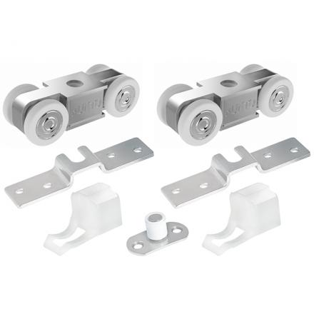 Фотография Комплект роликов Punto (Пунто) для раздвижных дверей SLD.SoftLine.SET.rollers/55-4 (Soft LINE 55/4)