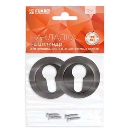 Фотография Накладка Fuaro (Фуаро) под цилиндр ET.R.RM54 (ET RM) BL-24 черный