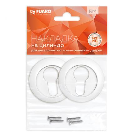 Фотография Накладка Fuaro (Фуаро) под цилиндр ET.R.RM54 (ET RM) WH-19 белый