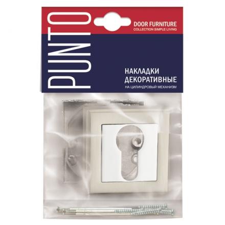 Фотография Накладка Punto (Пунто) под цилиндр ET.K.QL52 (ET QL) GR/CP-23 графит/хром