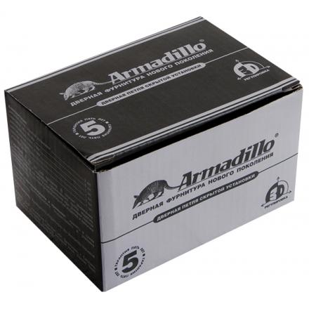 Фотография Петля Armadillo (Армадилло) скрытой установки U3D4200L CP левая (Architect 3D-ACH 40) хром 40 кг