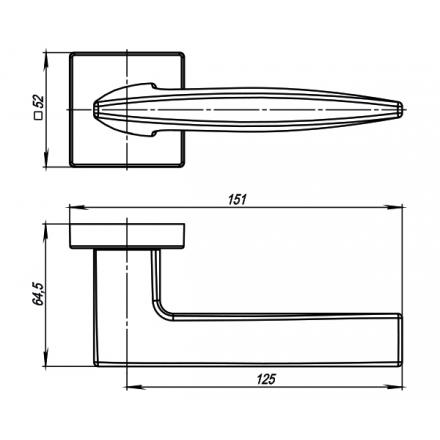 Фотография Ручка Armadillo (Армадилло) раздельная K.USQ52.SQUID (SQUID USQ9) SN-3 матовый никель