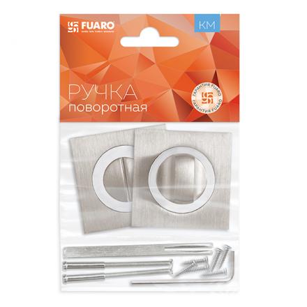 Фотография Ручка Fuaro (Фуаро) поворотная BK6.K.KM52 (BK6 KM) SN/CP-3 матовый никель/хром