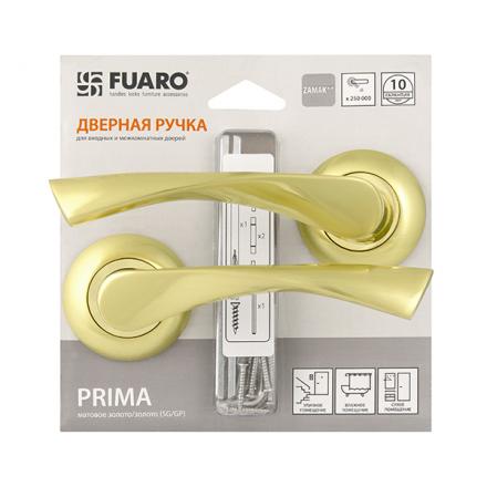Фотография Ручка Fuaro (Фуаро) раздельная PRIMA RM/HD SG/GP-4 матовое золото/золото