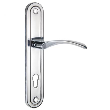 Фотография Ручка Punto (Пунто) на планке HANDLE90.CRONA.04-85 (P90 8504 CRONA) CP хром