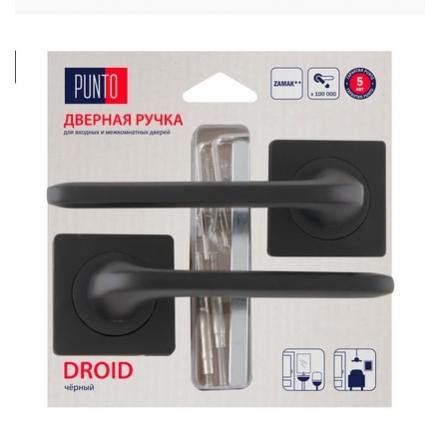 Фотография Ручка Punto (Пунто) раздельная DROID ZQ/HD BL-24 черный