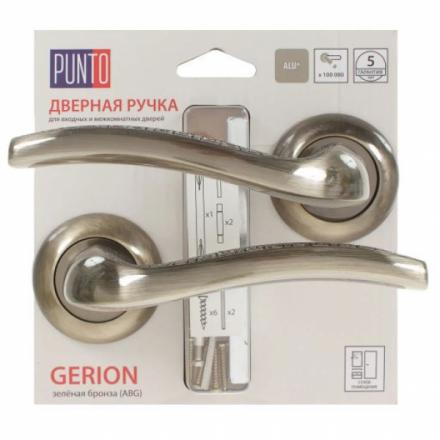 Фотография Ручка Punto (Пунто) раздельная GERION TL/HD ABG-6 зеленая бронза