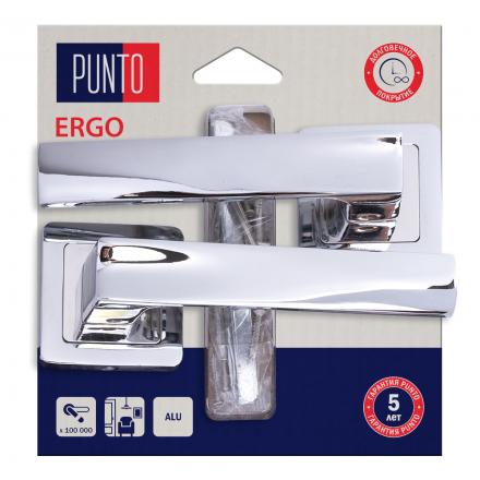 Фотография Ручка Punto (Пунто) раздельная LM/A K.QR52.ERGO/HD CP-8 хром