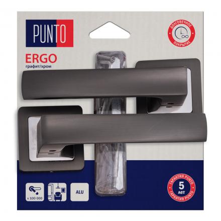 Фотография Ручка Punto (Пунто) раздельная LM/A K.QR52.ERGO/HD GR/CP-23 графит/хром