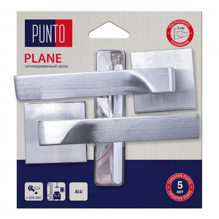 Фотография Ручка Punto (Пунто) раздельная LM/A K.QS52.PLANE/HD SSC-16 сатин. хром