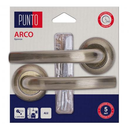 Фотография Ручка Punto (Пунто) раздельная LM/A R.TL54.ARCO/HD ABG-6 бронза