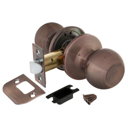 Фотография Ручка Punto (Пунто) защелка DK672 AC-PS (6072 AC-P) (без фик.) медь