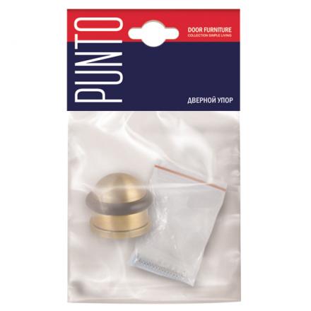 Фотография Упор Punto (Пунто) дверной напольный DFIX/F26 (DS PF-26) CFB-18 кофе глянец
