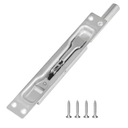 Фотография Задвижка Fuaro (Фуаро) торцевая RIGEL-set/160 D12x80mm (TDB set 160-24) в комплекте с ригелем