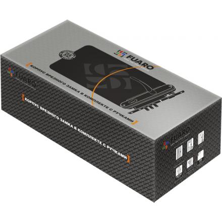 Фотография Замок цилиндровый Fuaro (Фуаро) с в комплекте с ручкой LOCKSET.1511W/B (SET F1511W/B) CP хром