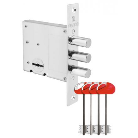 Фотография Замок Fuaro (Фуаро) врезной сувальдный MDV10/S-60.00.3R14 4key