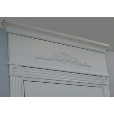 Фотография 730 MDF ЭмальБелый Дверь 730 ДГ 21- 9 (пр/л), с фурн.