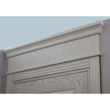 Фотография 730 MDF ЭмальБелый Дверь 730 ДГ 21- 9 (пр/л), с фурн.