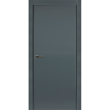 Фотография 730 MDF ЭмальСерый Дверь 730 ДГ 21- 9 (пр/л), с фурн.