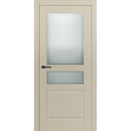 Фотография 6/730 MDF ЭмальШтатная Дверь 733.1 ДО 21- 8, СтеклоМатПсевдофацет, фрез п/зам и 2 скр петли