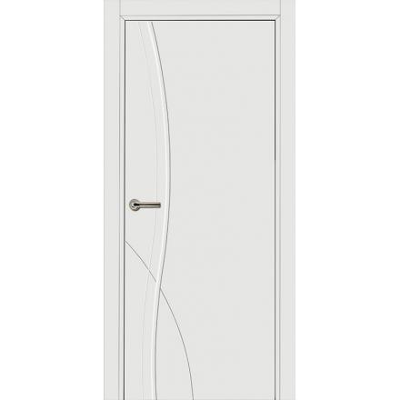 Фотография 750 MDF ЭмальБелый Дверь 756 ДГ 21- 9 (пр/л), с фурн.