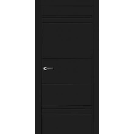 Фотография 750 MDF ЭмальЧерный Дверь 758 ДГ 21- 9 (пр/л), с фурн.