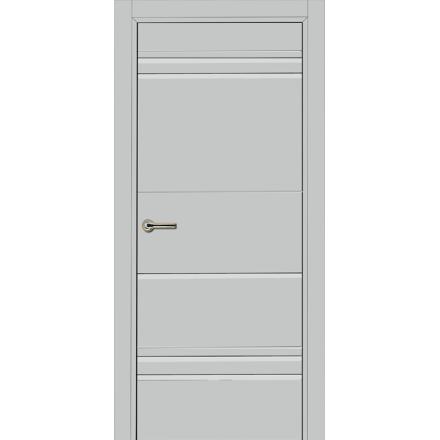 Фотография 750 MDF ЭмальСветлоСерый Дверь 758 ДГ 21- 9 (пр/л), с фурн.