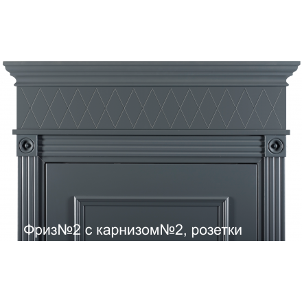 Фотография 790 MDF ЭмальСерый Дверь 792 ДГ 21- 9 (пр/л), с фурн.