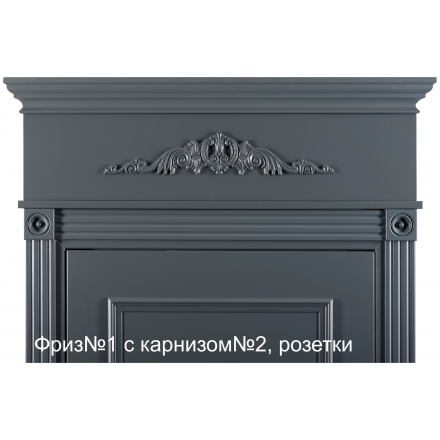 Фотография 790 MDF ЭмальСерый Дверь 792 ДГ 21- 9 (пр/л), с фурн.