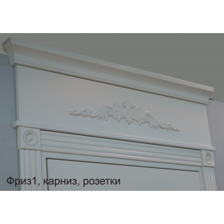 Фотография 790 MDF ЭмальСветлоСерый Дверь 793 ДГ 21- 9 (пр/л), с фурн.